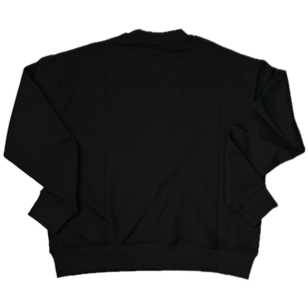 premium poor embroidered crew neck sweatshirt